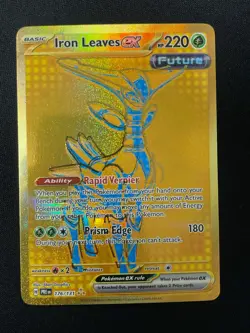 Pokemon Iron Leaves ex Hyper Rare SV: Prismatic Evolutions 176/131 NM - Image 1