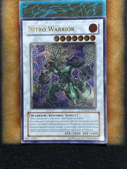 Yugioh Nitro Warrior TDGS-EN039 Ultimate Rare LP - Image 1