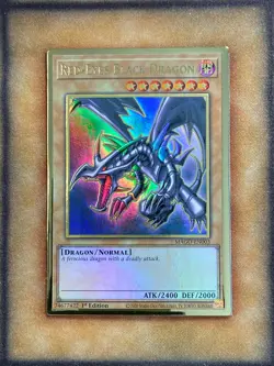 Yugioh Red-Eyes Black Dragon MAGO-EN003 Gold Rare 1st Ed NM - Image 1