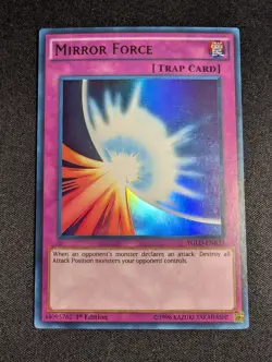Yugioh - Mirror Force YGLD-ENB33 1st Edition UltraRare NM - Image 1
