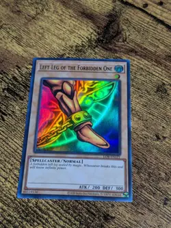 Yugioh Left Leg of the Forbidden One LOB-EN121 25th NM - Image 2