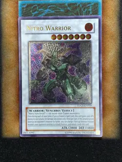 Yugioh Nitro Warrior TDGS-EN039 Ultimate Rare NM - Image 1