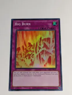 Yugioh Big Burn IOC-EN047 25th Anniversary Super Rare NM - Image 1