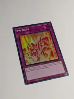 Yugioh Big Burn IOC-EN047 25th Anniversary Super Rare NM - Image 2