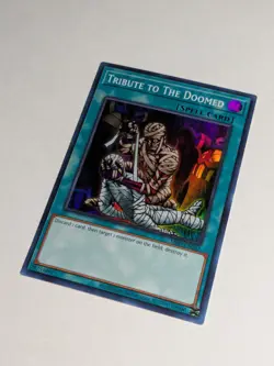 Yugioh Tribute to the Doomed MRD-EN057 Super Rare 25th Anniversary NM - Image 2