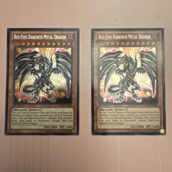 Yu-Gi-Oh! Red-Eyes Darkness Metal Dragon 1st Edition LCJW-EN050 - Image 1