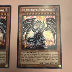 Yu-Gi-Oh! Red-Eyes Darkness Metal Dragon 1st Edition LCJW-EN050 - Image 3