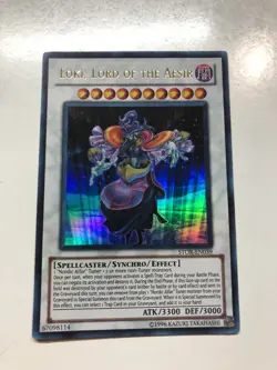 USA Seller Yugioh Loki, Lord of the Aesir Ultra Rare STOR-EN039 VLP / NM - Image 1