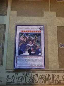 YUGIOH TCG THOR LORD OF THE AESIR STOR-EN038 ULTRA UNLIMITED EDITION LP - Image 1
