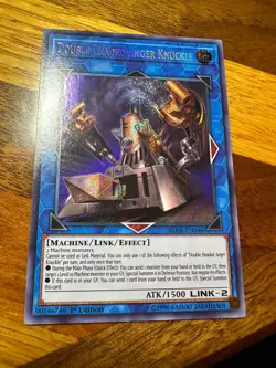 Double Headed Anger Knuckle BLHR-EN048 1st Edition Secret Rare LP + BONUS - Image 1