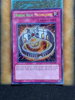 Yugioh Nordic Relic Megingjord STOR-EN088 Secret Rare NM - Image 1