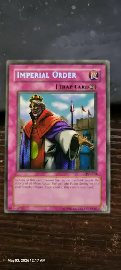 Yugioh TCG Imperial Order PSV-104 Pharaoh's Servant Unlimited - Image 1