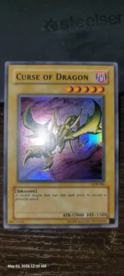 Yugioh Curse of Dragon LOB-066 The Legend of Blue Eyes White Dragon Unlimited - Image 1