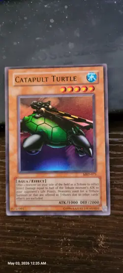 Yugioh Catapult Turtle MRD-075 Metal Raiders Unlimited - Image 1