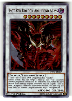 Hot Red Dragon Archfiend Abyss DUPO-EN057 Ultra Rare Duel Power LP - Image 1