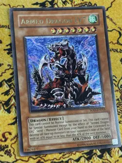 Yugioh Armed Dragon LV7 SOD-EN015 Ultimate Rare Unlimited VLP Deep Stamp - Image 2