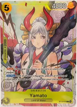 One Piece TCG Yamato ST13-016 Peach Momoko Promo Alt Art Illustration Box NM - Image 1