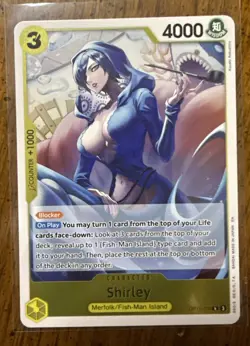 One Piece Shirley OP11-104 A Fist of Divine Speed Foil - Image 1
