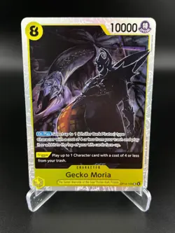 Gecko Moria OP14-104 Super Rare The Azure Sea's Seven One Piece NM - Image 1