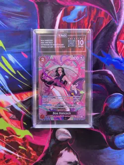 TAG PRISTINE 10 – Boa Hancock OP12-014 Alt Art SR | One Piece TCG - #1 Pristine! - Image 4