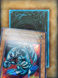 Yugioh Blue-Eyes Toon Dragon MRL-000 Secret Rare 1st Ed MP (3) - Image 2