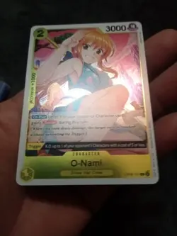 One Piece Anime TCG English O-Nami Foil OP06-101 Rare Nami Land of Wano Waifu - Image 3