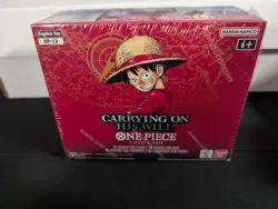 One Piece OP-13 Carrying On His Will Booster Box Factory Sealed Corner Dent Read - Image 1