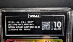 One Piece TCG | Luffy | Shonen Jump | Japan | Promo 2023 | P-043 TAG 10 - Image 3
