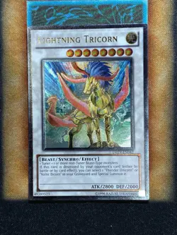 Yugioh Lightning Tricorn DREV-EN042 Ultimate Rare NM - Image 1