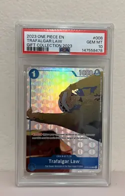 PSA 10 2023 ONE PIECE EN TRAFALGAR LAW GIFT COLLECTION GEM MT 10 - Image 1