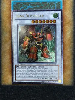 Yugioh Junk Berserker EXVC-EN037 Ultimate Rare 1st Ed NM - Image 1
