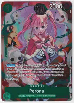 Perona OP09-034 EB03 Alt Art Heroines Dash Pack LP One Piece TCG English - Image 1