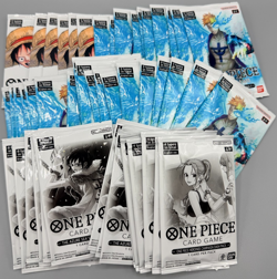 55 One Piece CCG Sealed Pack Lot Promo Pack 2022-23 Hero Campaign Azure Sea Dash - Image 1