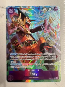 Foxy EB04-036 SR ALT ART One Piece TCG OP14 THE AZURE SEA'S SEVEN ENGLISH - Image 1