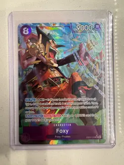 Foxy EB04-036 SR ALT ART One Piece TCG OP14 THE AZURE SEA'S SEVEN ENGLISH - Image 3