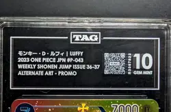 One Piece TCG | Luffy | Shonen Jump | Japan | Promo 2023 | P-043 TAG 10 - Image 3