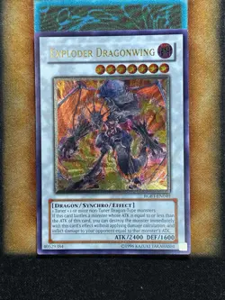 Yugioh Exploder Dragonwing RGBT-EN040 Ultimate Rare NM - Image 1