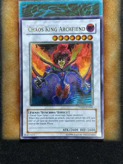 Yugioh Chaos King Archfiend TSHD-EN041 Ultimate Rare NM - Image 1