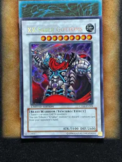 Yugioh XX-Saber Gottoms CT06-ENS04 Secret Rare Limited Edition NM - Image 1