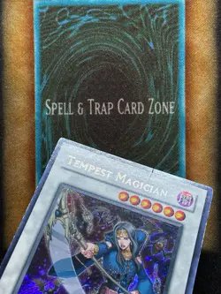 Yugioh Tempest Magician CSOC-EN088 Secret Rare MP - Image 2