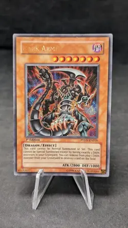 Dark Armed Dragon PTDN-EN019 -Yugioh Phantom Darkness- Secret Rare Misprint - MP - Image 1