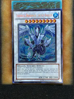 Yugioh Trishula, Dragon Of The Ice Barrier HA04-EN060 Secret Rare NM - Image 1