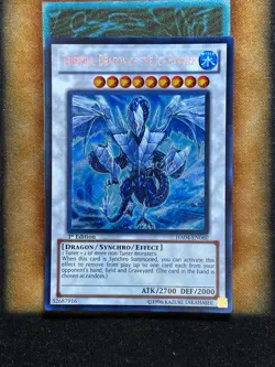 Yugioh Trishula, Dragon Of The Ice Barrier HA04-EN060 Secret Rare 1st Ed NM - Image 1