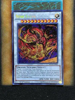Yugioh Star Eater MP14-EN096 Secret Rare 1st Ed LP - Image 1