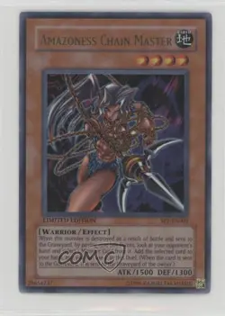 Amazoness Chain Master YuGiOh Flaming Eternity Sneak Peek Event Promo #SP1-EN002 - Image 1
