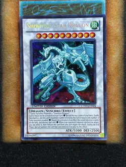 Yugioh Shooting Star Dragon CT07-EN004 Secret Rare Limited Edition LP - Image 1