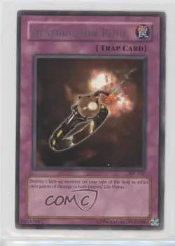 Destruction Ring Unlimited YuGiOh Invasion of Chaos #IOC-101 2004 - Image 1