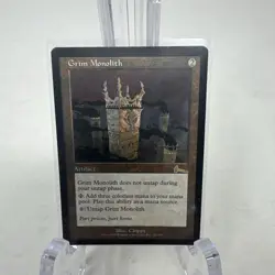 Mtg Magic The Gathering Urzas Legacy Grim Monolith Card (2) - Image 1