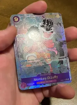 Set of 19 Handmade TEXTURED English One Piece TCG OP01 - OP10/EB02 Manga Cards - Image 2