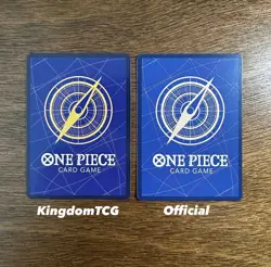 Set of 19 Handmade TEXTURED English One Piece TCG OP01 - OP10/EB02 Manga Cards - Image 5